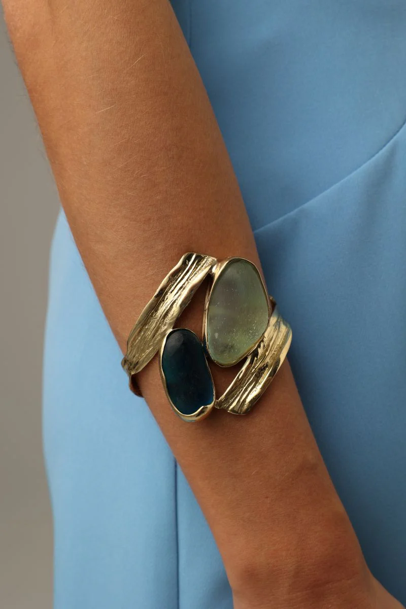 Aqualine Bracelet Handmade | Kalliope Jewelry - Image 2