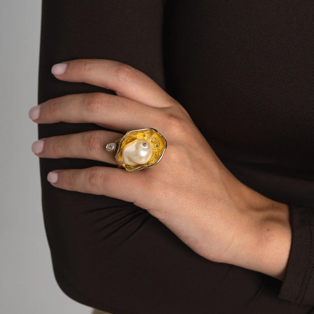 Halo Ring Handmade | Kalliope Jewelry - Image 2