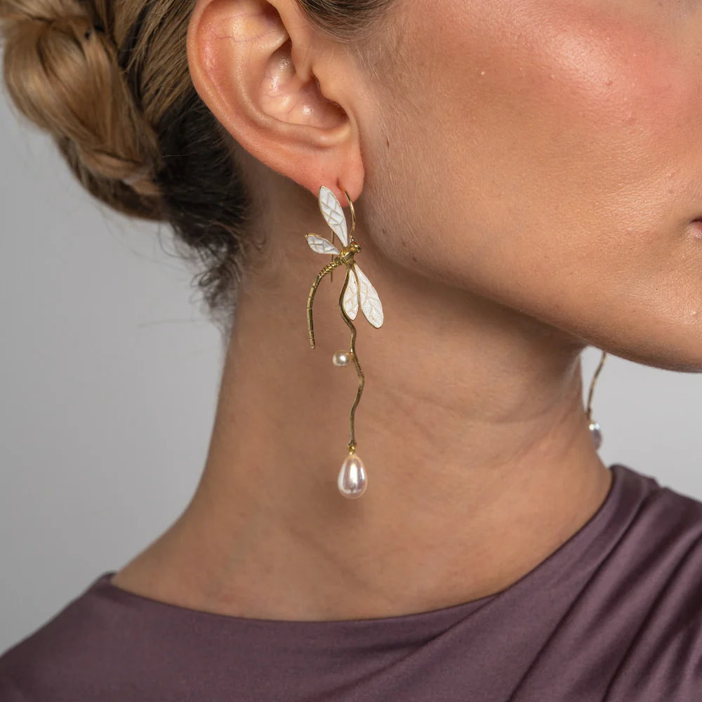 Buzz Brass Handmade Earrings | Kalliope Jewelry - Image 3
