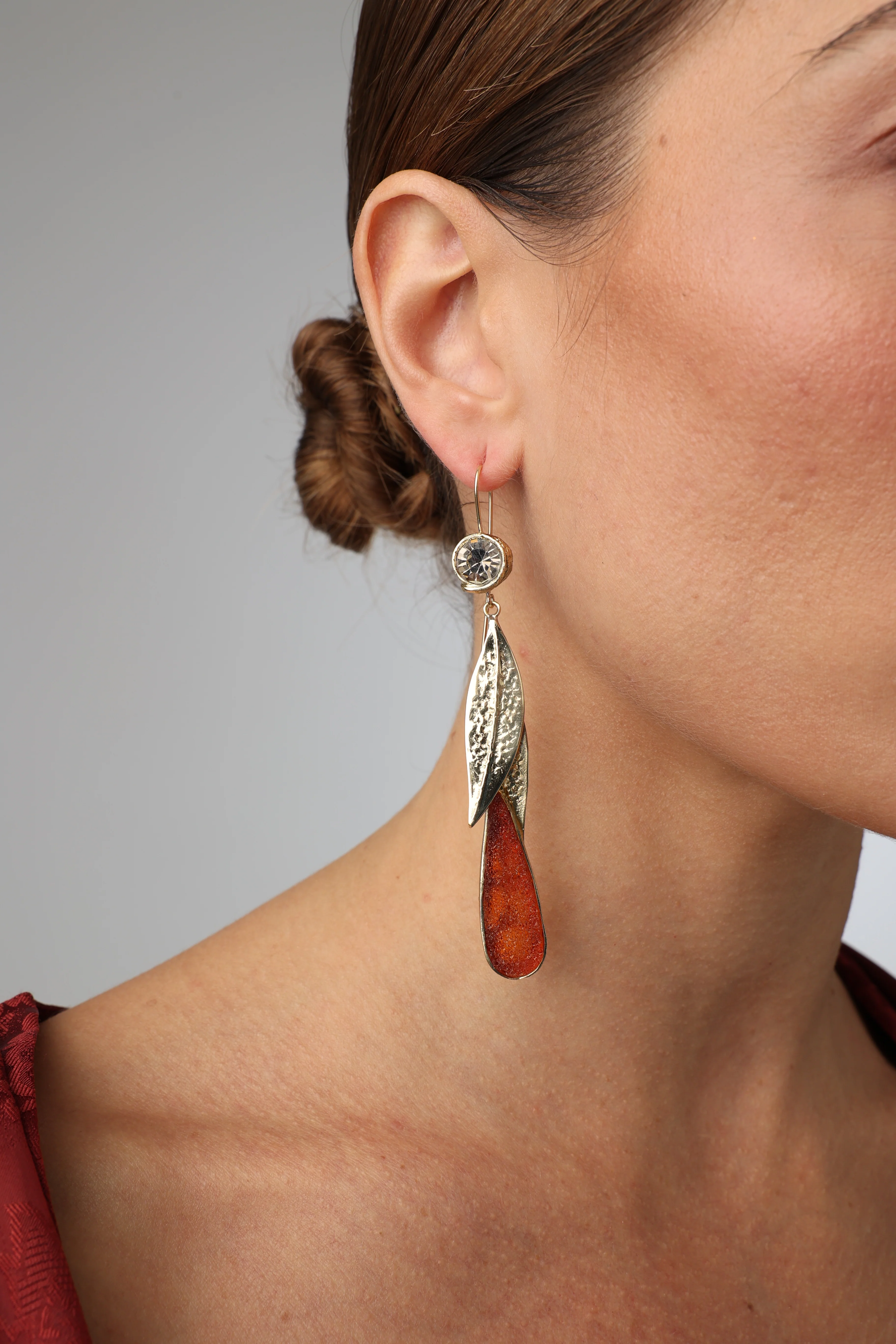 Calma Earrings Handmade | Kalliope Jewelry - Image 2