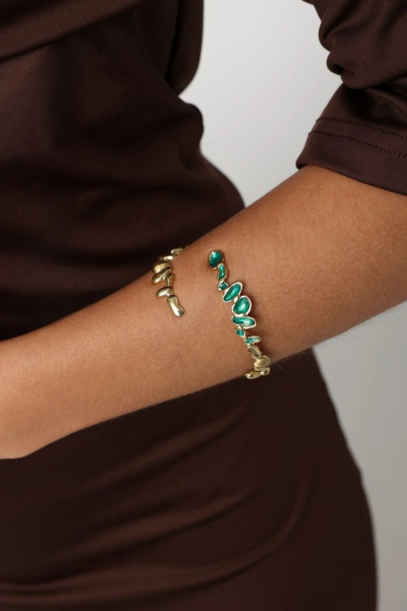 Double Splashy Bracelet Handmade | Kalliope Jewelry
