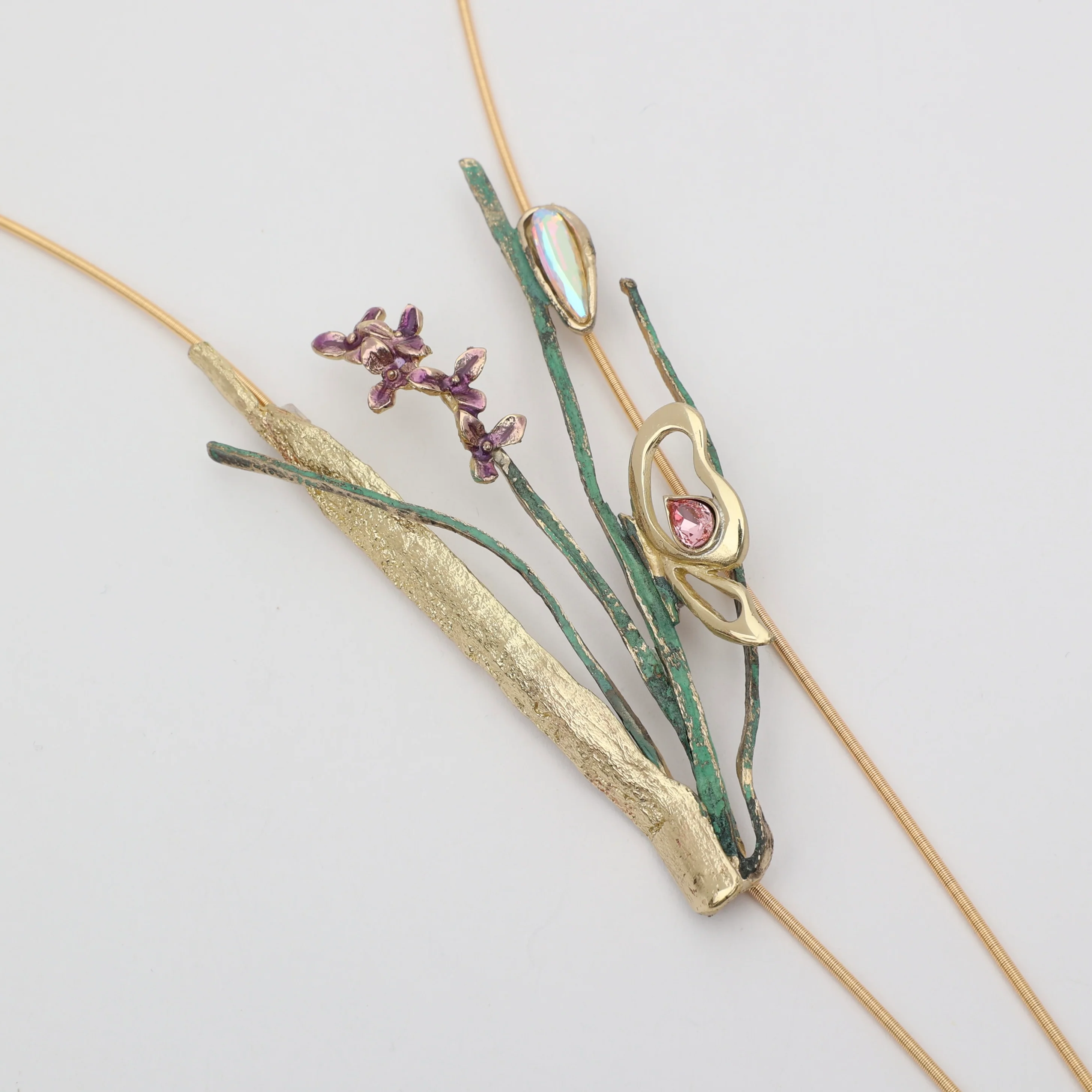 Floral Necklace Handmade | Kalliope Jewelry