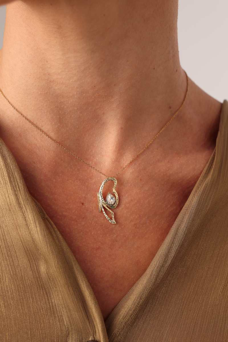 Flutter Necklace Handmade | Kalliope Jewelry - Image 3