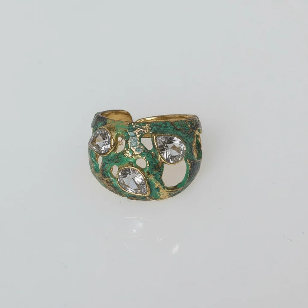 Gloomy Shiny Ring Handmade | Kalliope Jewelry - Image 7