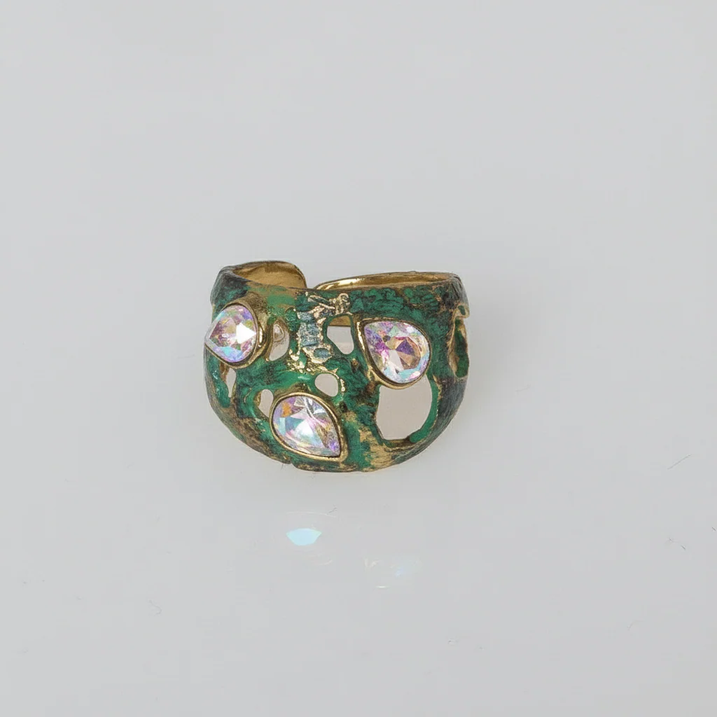 Gloomy Shiny Ring Handmade | Kalliope Jewelry - Image 8