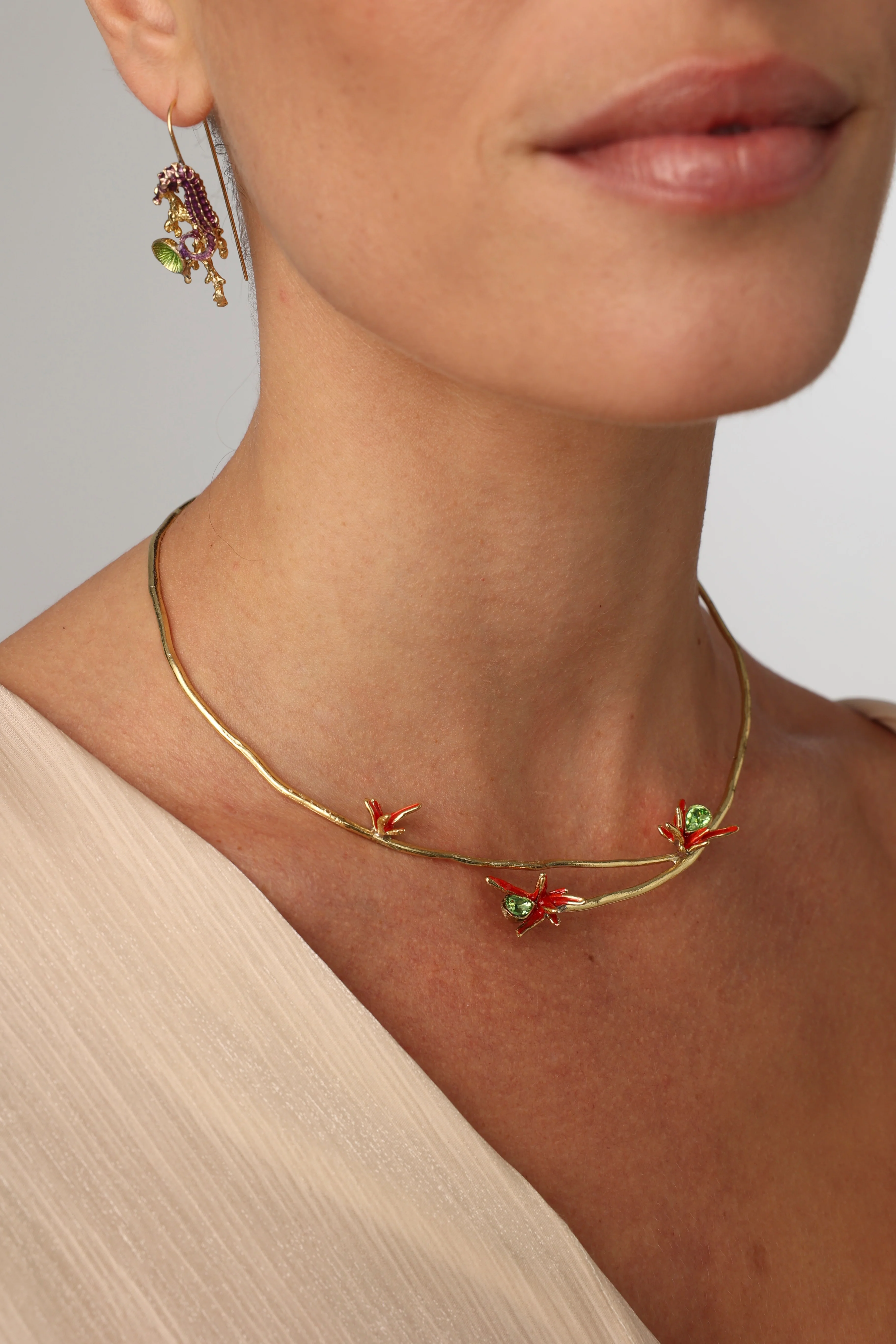 Navi Statement Necklace Handmade | Kalliope Jewelry - Image 2
