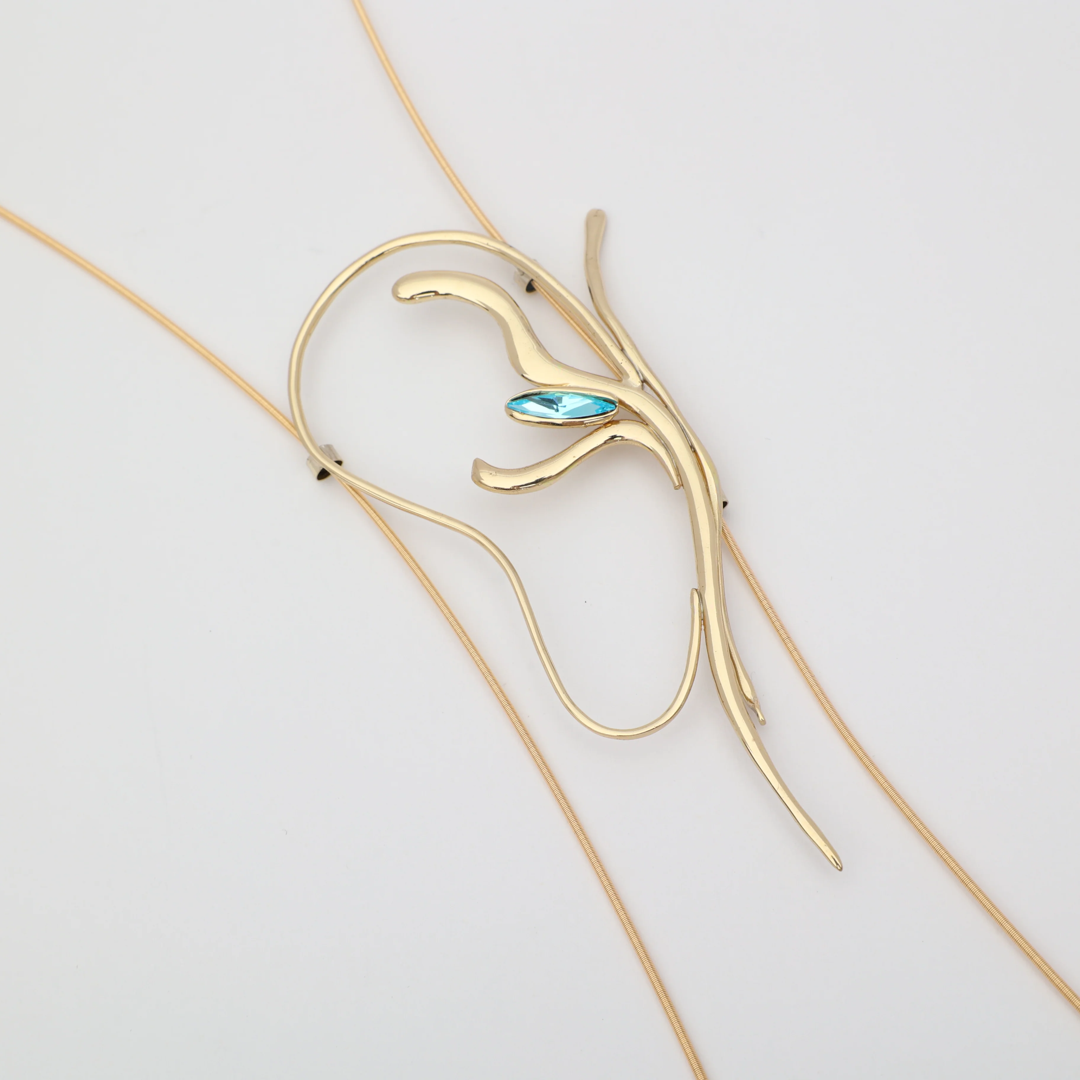 Long Glint  Necklace Handmade | Kalliope Jewelry - Image 3
