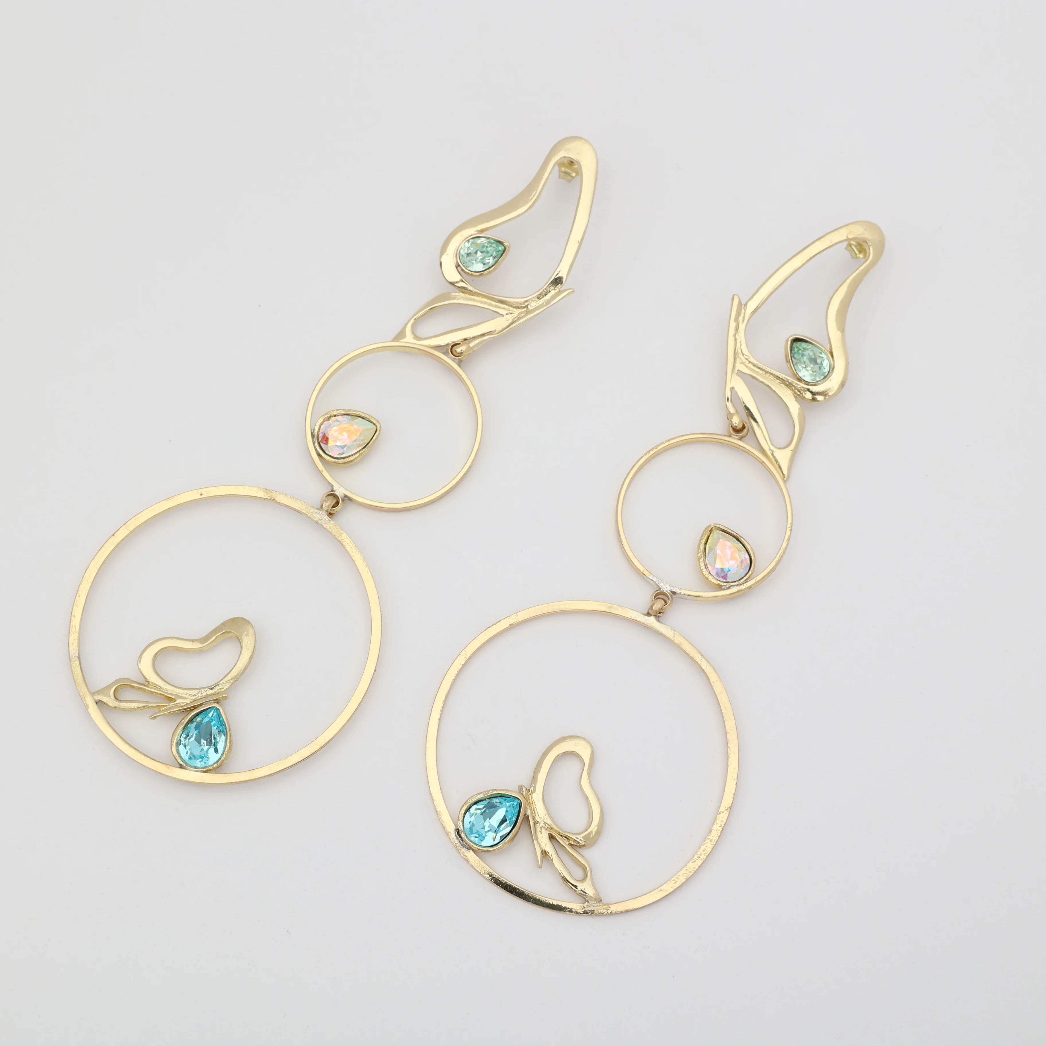 Long Flutter Earrings Handmade | Kalliope Jewelry - Image 3