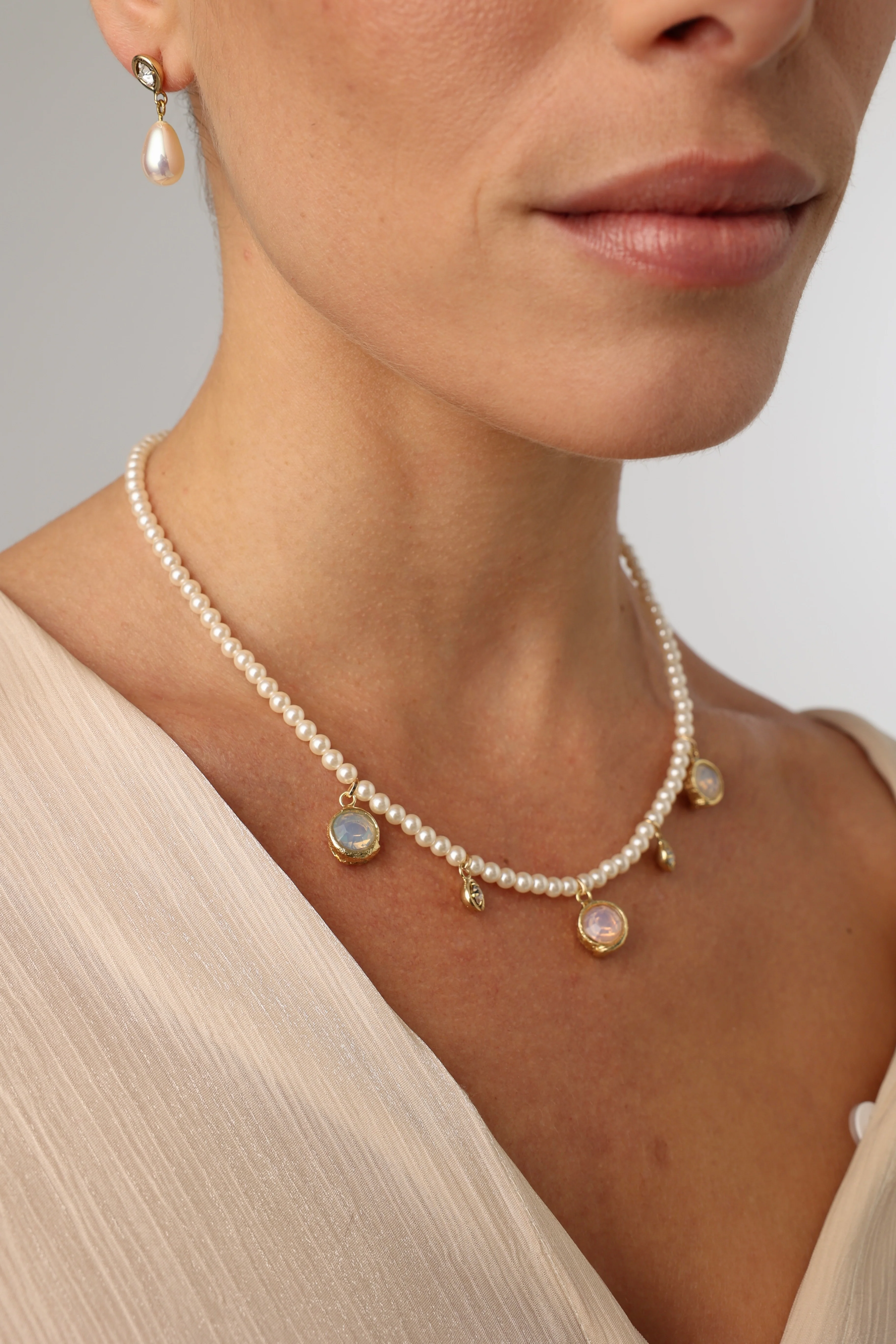 Lunelle Necklace Handmade | Kalliope Jewelry - Image 2