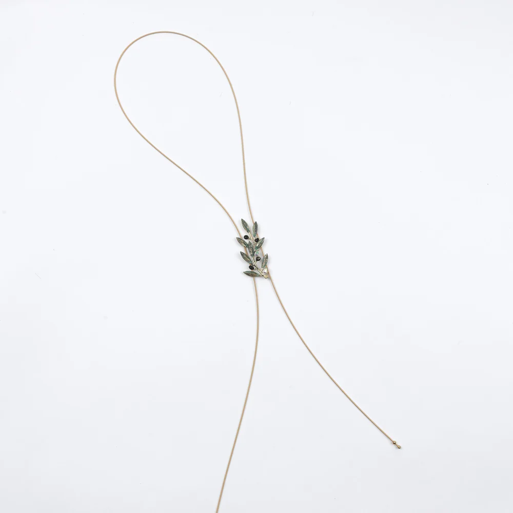 Olivine Long Necklace - Image 3
