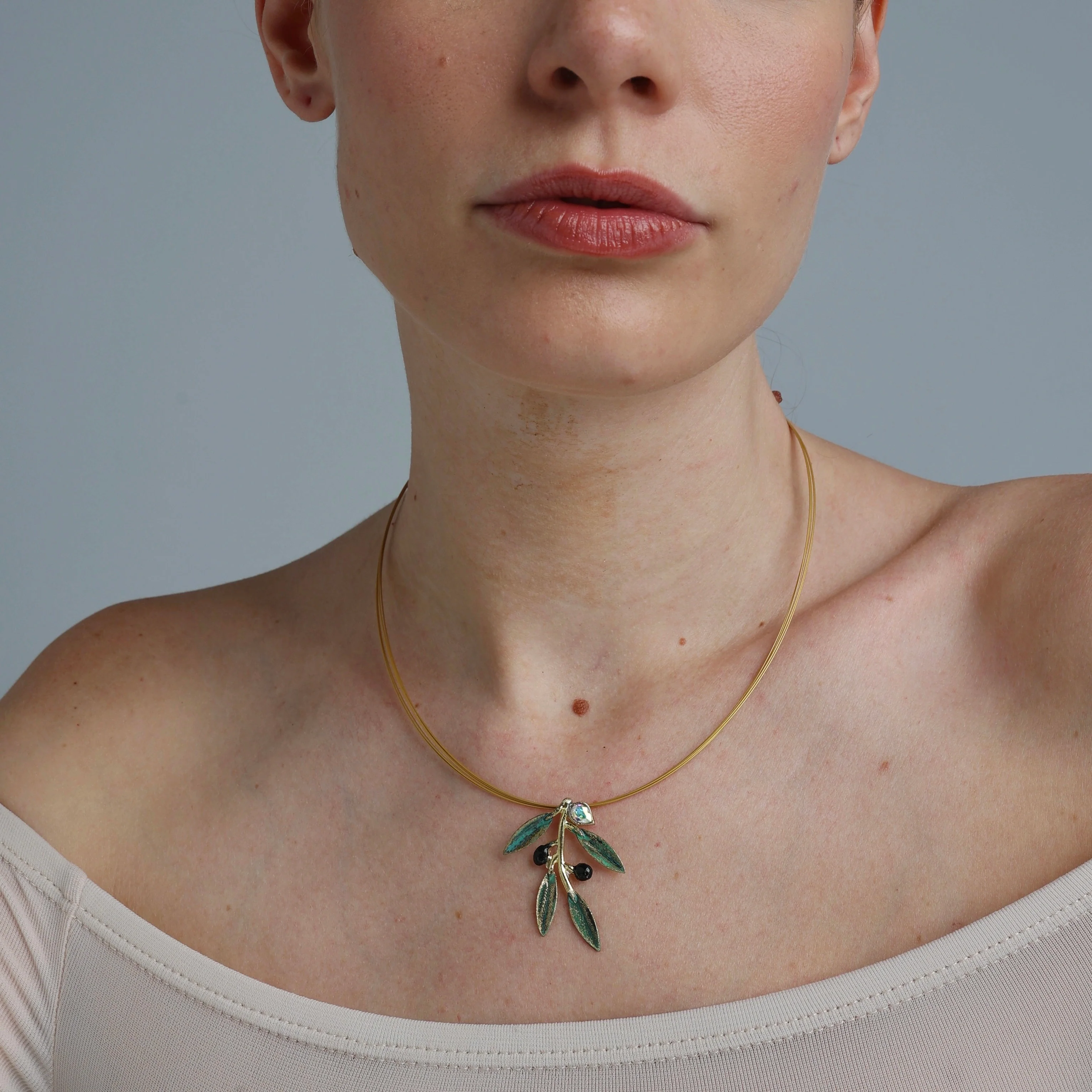 Olivine Necklace Handmade | Kalliope Jewelry - Image 3