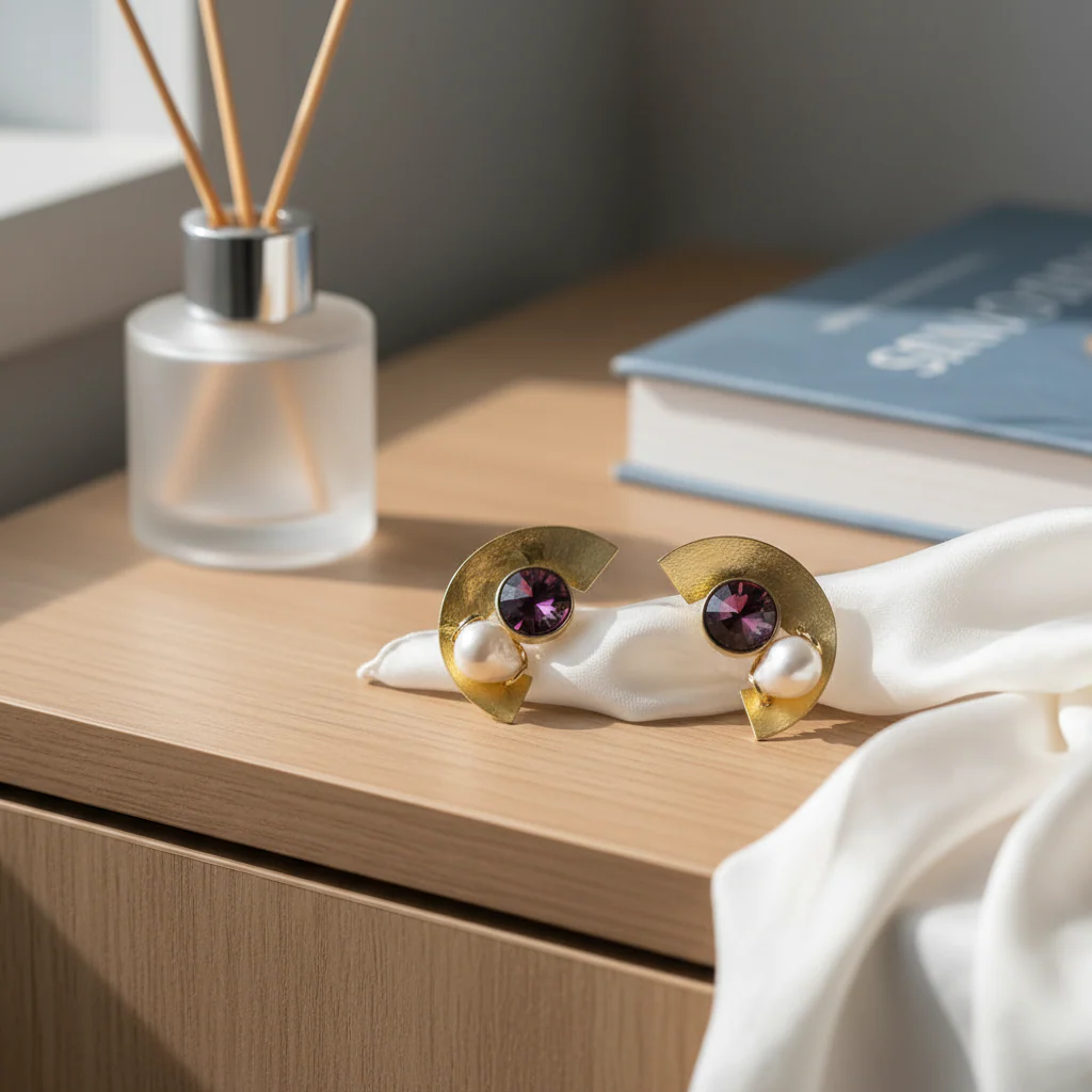 Orbit Clip Earrings - Image 4