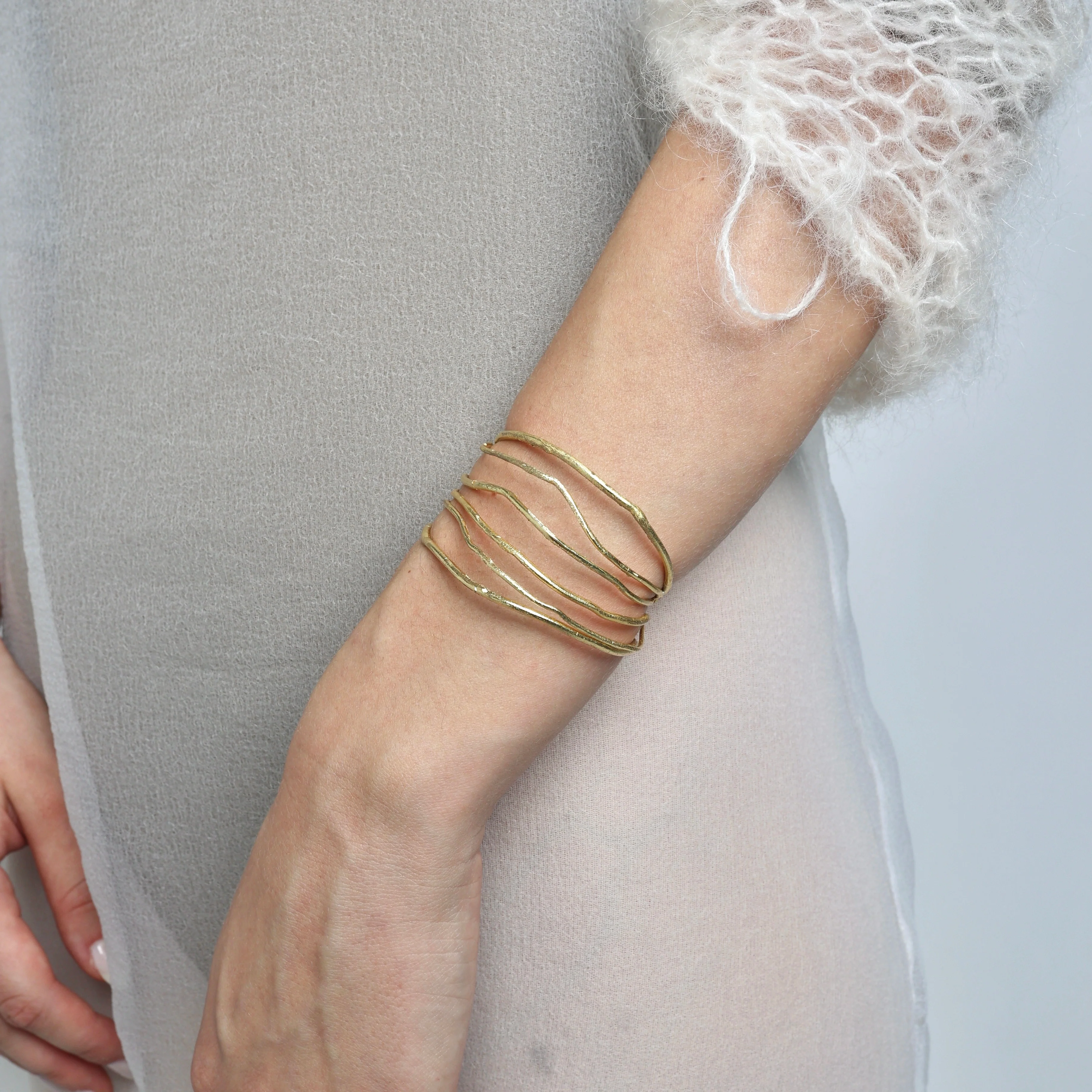 Simple Twig Bracelet Handmade | Kalliope Jewelry - Image 3