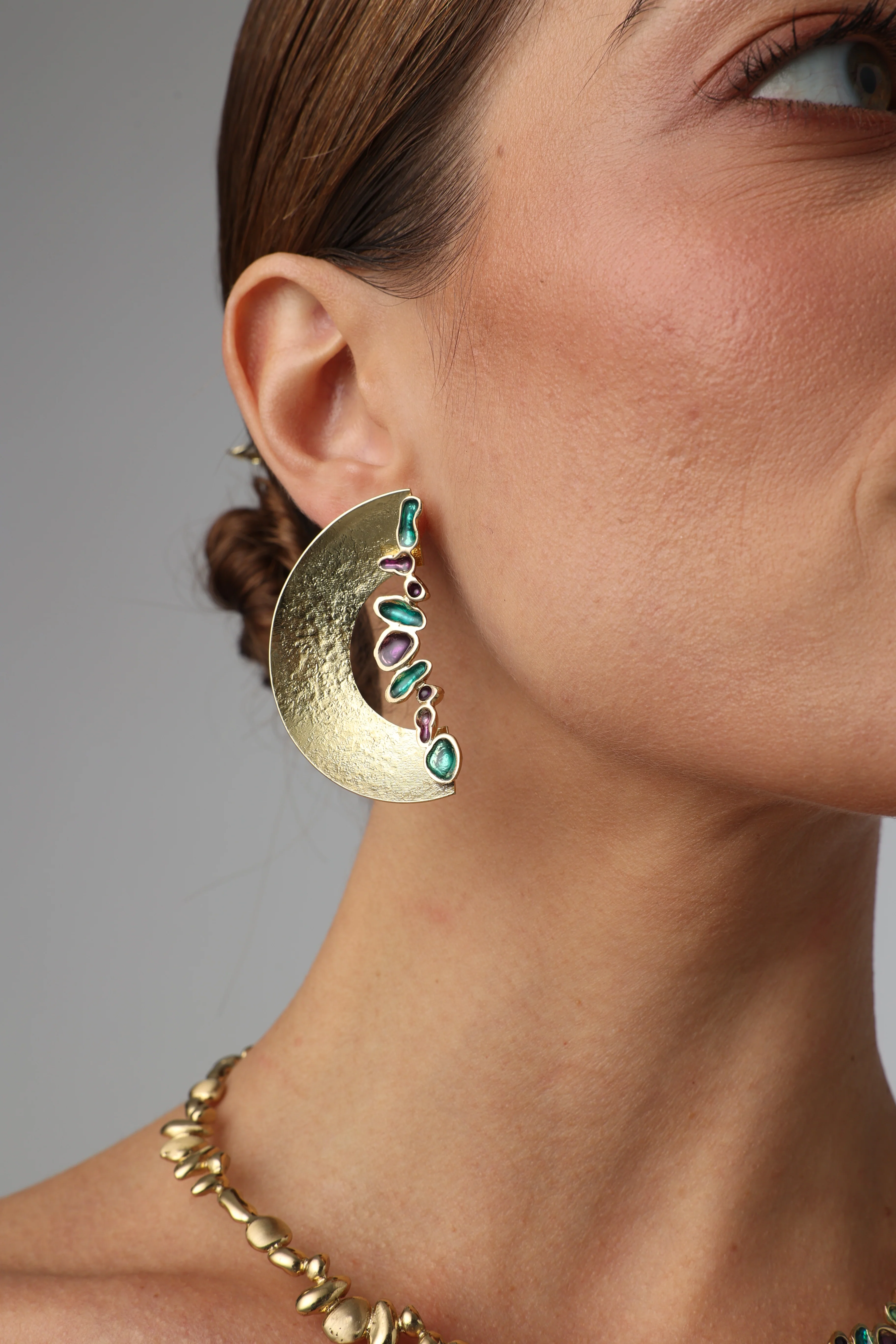 Splashy Earrings Handmade | Kalliope Jewelry - Image 2