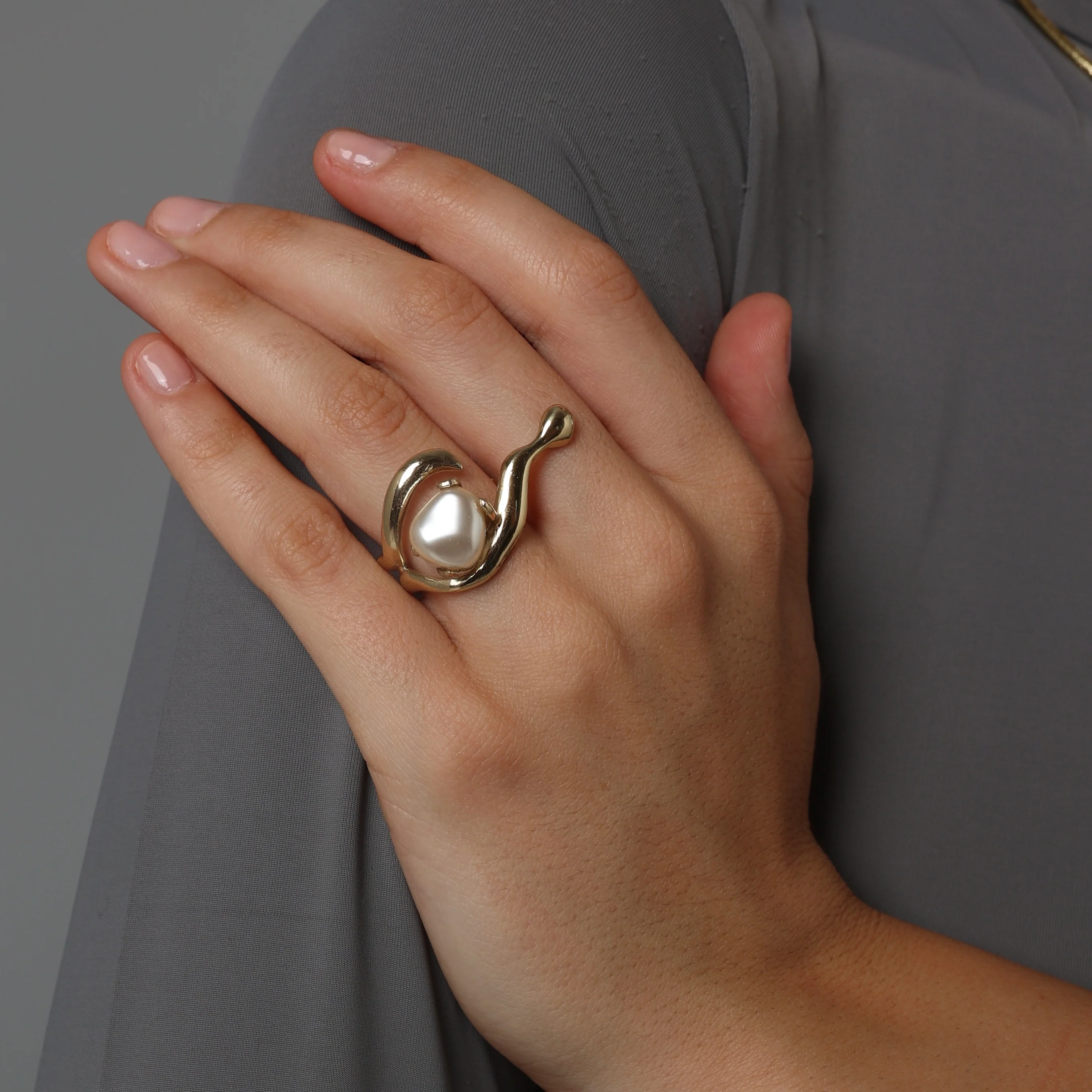 Swirl Ring Handmade | Kalliope Jewelry - Image 3
