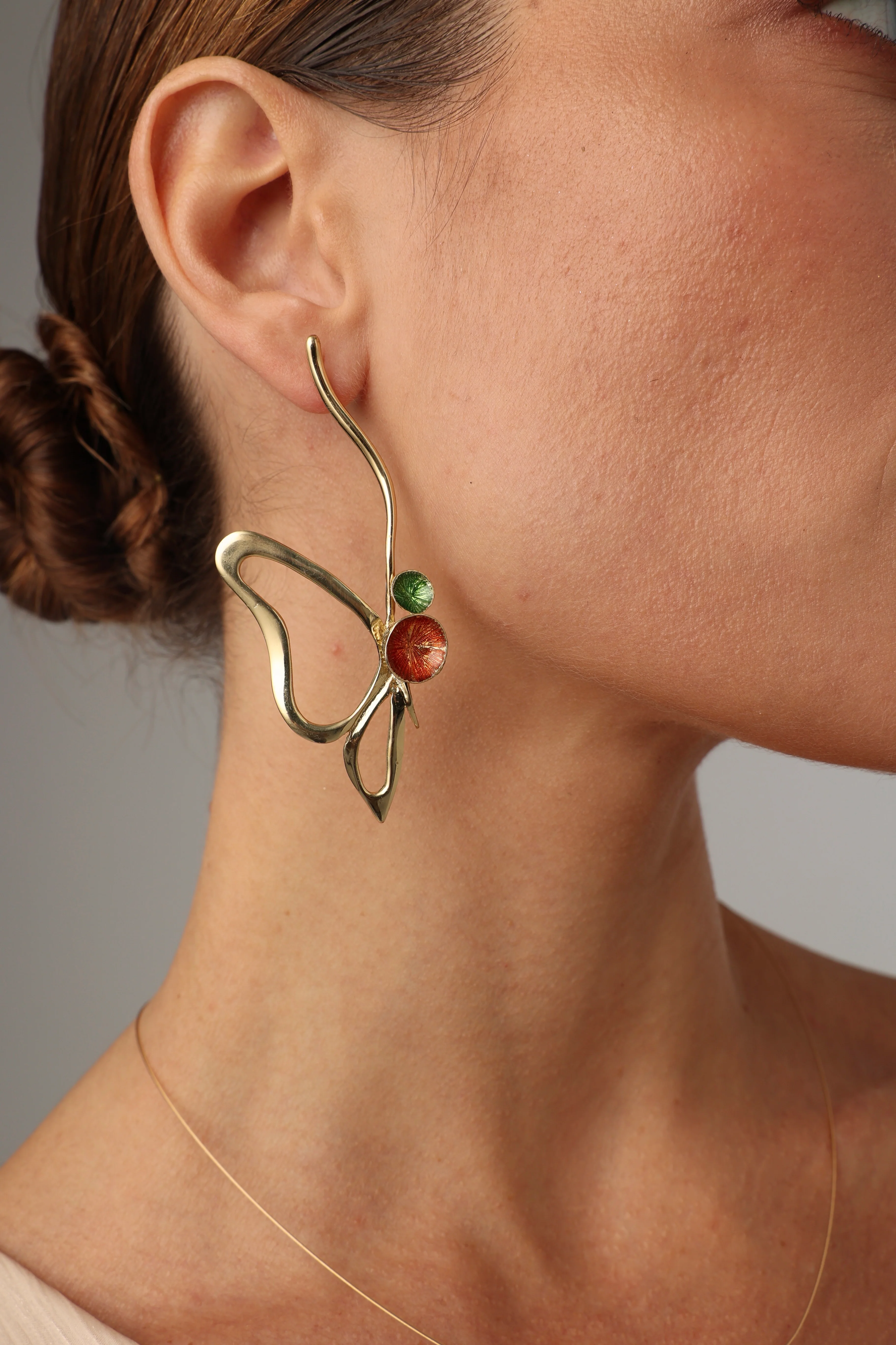 Vela Earrings Handmade | Kalliope Jewelry - Image 2