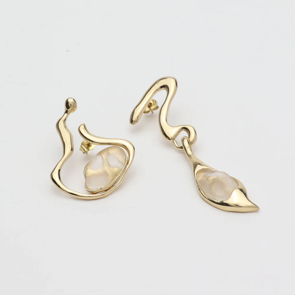 Volcanic Cocoon Earrings - Image 5