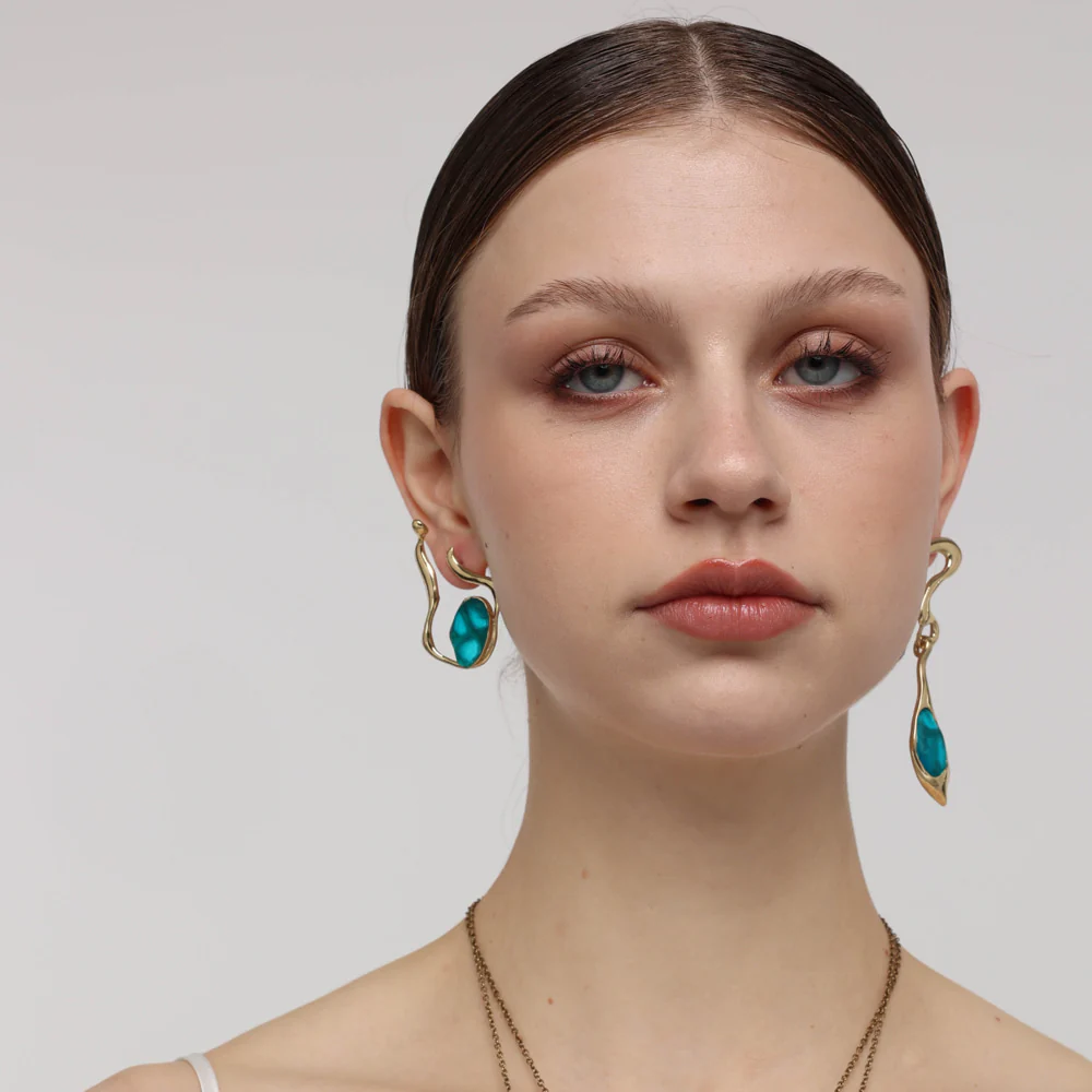 Volcanic Cocoon Earrings - Image 8